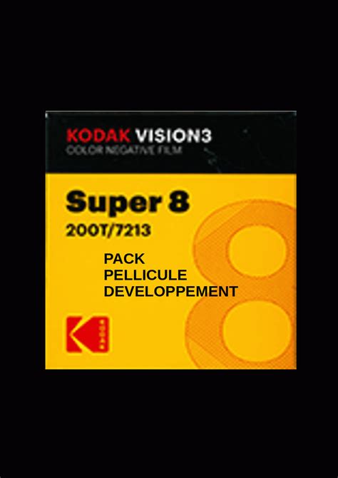 PACK PELLICULE SUPER 8 200T + DEVELOPPEMENT | Color Films Archives