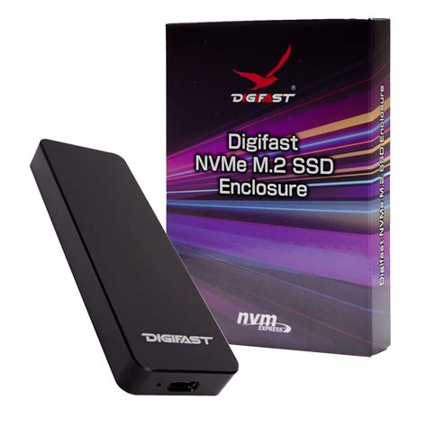M.2 NVMe SSD to USB3.1 Enclosure - Black | Digifast