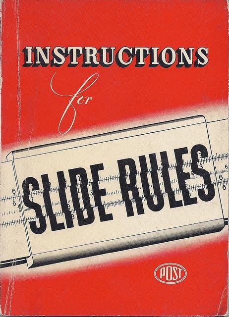 Slide Rule Manual | Slide rule, Creative learning, Rules