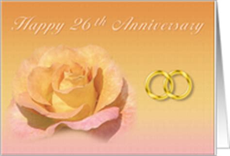 26th Wedding Anniversary Cards from Greeting Card Universe