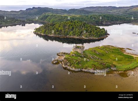 Castle tioram aerial hi-res stock photography and images - Alamy