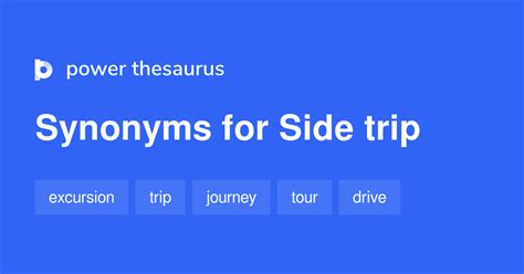 Side Trip synonyms - 61 Words and Phrases for Side Trip