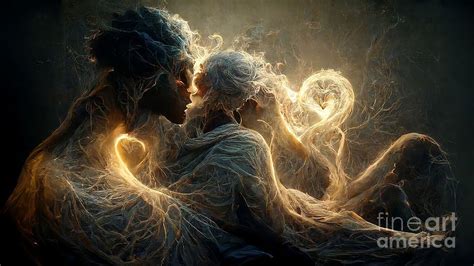 Soulmate Love energy entwined over eternity Digital Art by Christopher Harnwell - Fine Art America