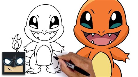 Charmander Face Outline