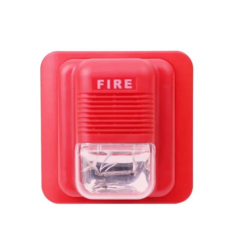 Fire Alarm Horn 119ไฟ LED กระพริบ Light ไซเรน12V 24V ไฟเสียงและนาฬิกาปลุก|ไซเรนสัญญาณเตือน ...