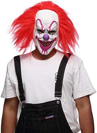 Amazon.com: Evil Clown Mask, Halloween Masks for Adults/Mask Latex ...