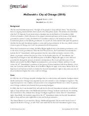 mcdonald_v_chicago_case_summary_hs_08-23-2021.pdf - Street Law Case Summary McDonald v. City of ...