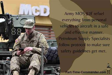 Army 92F MOS: Petroleum Supply Specialist
