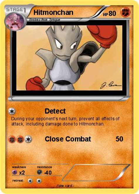 Pokémon Hitmonchan 120 120 - Detect - My Pokemon Card