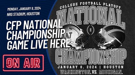 ++STREAMS))*Washington vs Michigan Live CFP National Championship 2024 ...