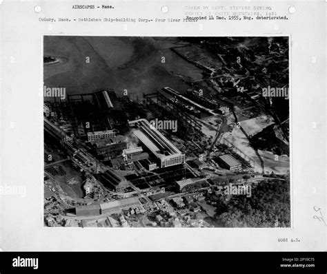 Massachusetts - Quincy, Aerial Photograph Stock Photo - Alamy