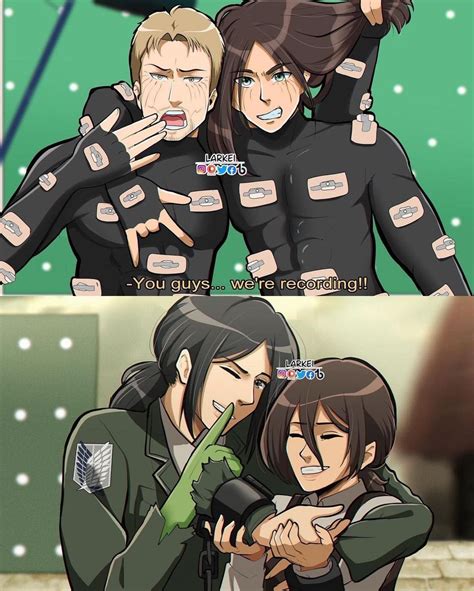 Attack On Titan on Instagram: “‘s post Behind the scenes {©: @larkei 🎨 ...