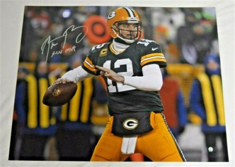 Aaron Rodgers | Autographed Football Memorabilia & NFL Merchandise