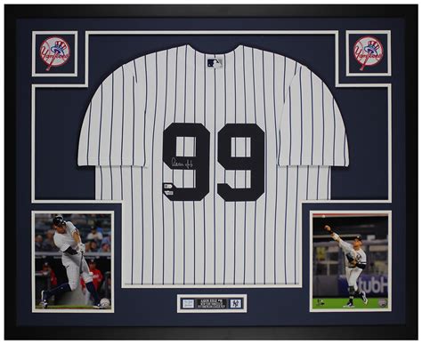 Aaron Judge Autographed and Framed New York Yankees Jersey