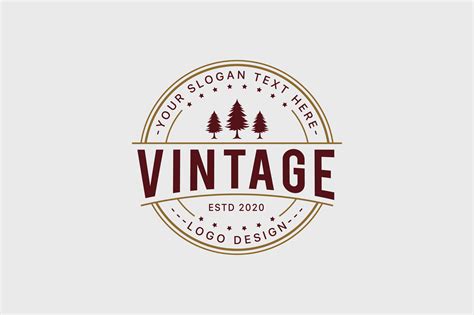 Retro Vintage Logo Design Graphic by Bitmate Studio · Creative Fabrica