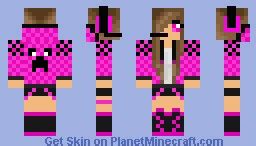 Gamer girl Minecraft Skin