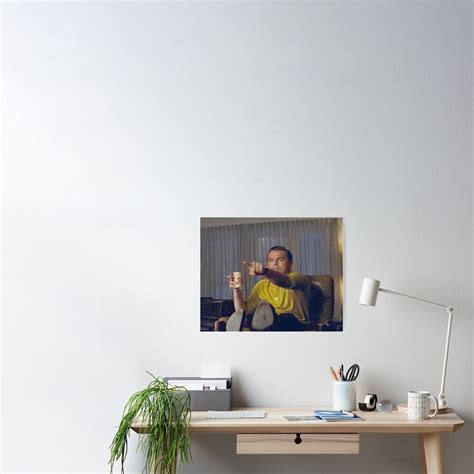 "Leo Pointing Meme" Poster for Sale by NeatMemes | Redbubble