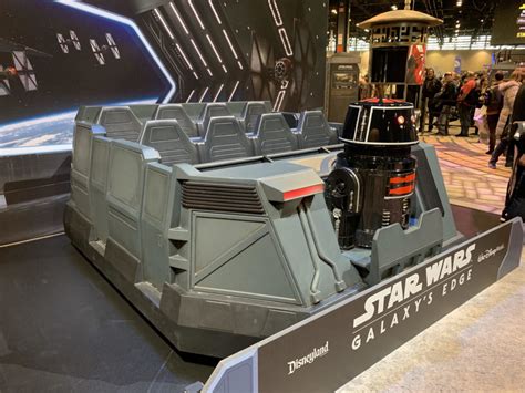 PHOTO: Star Wars: Galaxy's Edge Rise of the Resistance Attraction Ride Vehicle on Display at ...