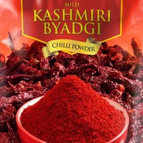 Mild Kashmiri Byadgi Chilli Powder, Packaging Size: 500 g at Rs 180/packet in Ahmedabad