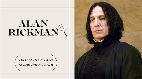Who is Alan Rickman, the Harry Potter star being celebrated by Google Doodle today?
