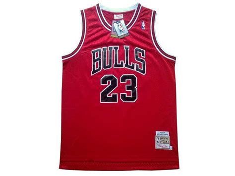 #23 MICHAEL JORDAN Chicago Bulls jersey Red Swingman | eBay