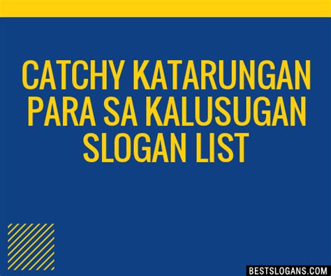 30+ Catchy Katarungan Para Sa Kalusugan Slogans List, Taglines, Phrases ...