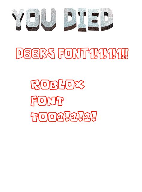 Got da doors font yall! | Fandom