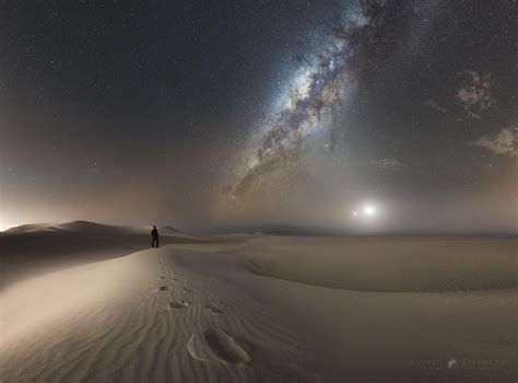 Panoramic photo of sand dunes in the southwestern desert in Peru with ...