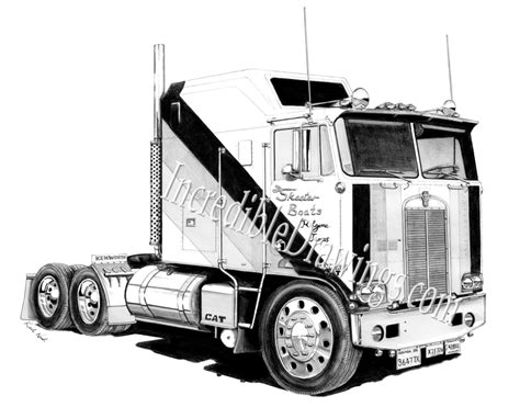 Kenworth Drawing at PaintingValley.com | Explore collection of Kenworth Drawing