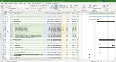 PROJECT MANAGEMENT TEMPLATES, Burndown Planner Gantt Chart MS Excel ...