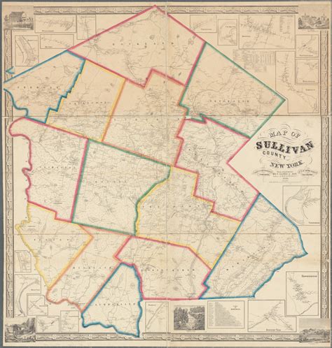 Map of Sullivan County, New York - NYPL Digital Collections