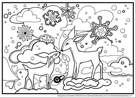 Winter Wonderland Coloring Pages at GetColorings.com | Free printable colorings pages to print ...