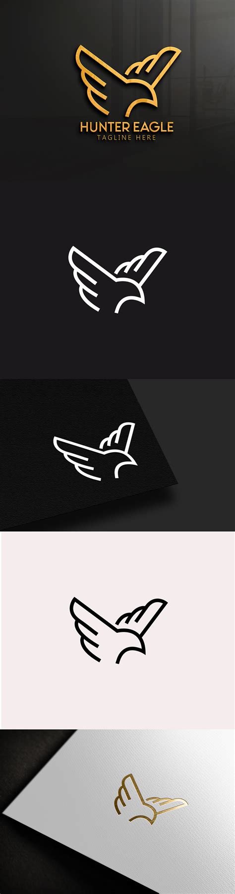 Modern Eagle Logo Design | Minimalist Logo Design | on Behance