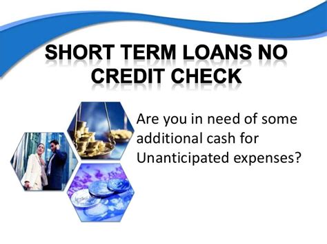 Short Term Loans No Credit Check- Solve Your Economic Disaster Withou…