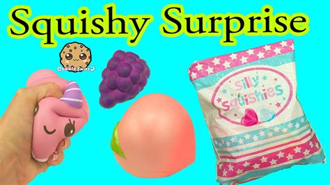 Random Surprise Lot of Silly Squishies Squishy Package Cookieswirlc Video | Silly squishies ...