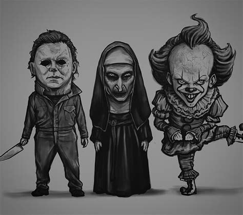 Pin de Abigail Mendoza en Horror Mashups | Personajes de terror ...