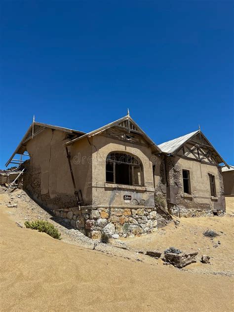 Abandoned City of Kolmanskop in Namibia. Ancient City, Sand in Desert ...