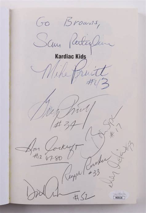 "Kardiac Kids: The Story of the 1980 Cleveland Browns" Softcover Book ...