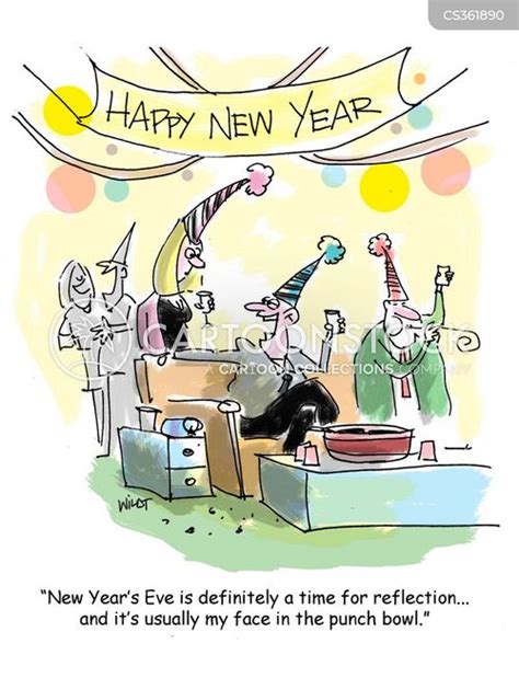 New Year's Party Cartoons and Comics - funny pictures from CartoonStock