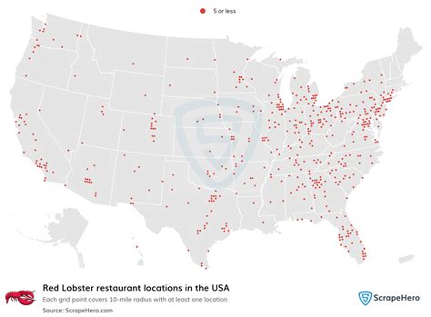 Number of Red Lobster locations in the USA in 2024 | ScrapeHero