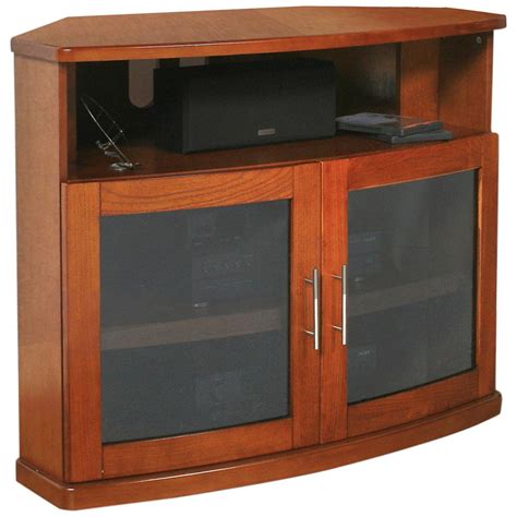 Wood Corner TV Stand in TV Stands