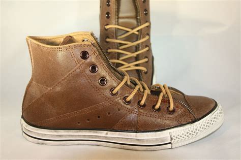 MEN'S Converse Chuck Taylor 'MOTORCYCLE' Brown Leather Hi Top | Botas ...