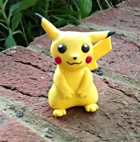 Pikachu polymer clay pokemon fan art