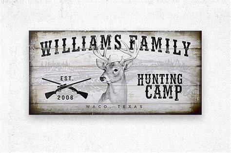 Hunting Camp Sign, Deer Camp Sign, Deer Lodge Sign, Hunting Lodge Sign ...