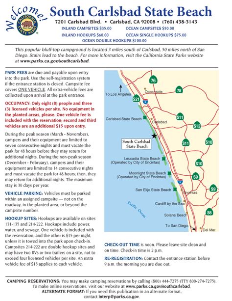 South-Carlsbad-Campground-Map - The Camp Site - Your Camping Resource