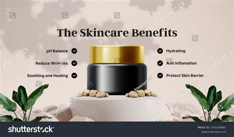 Skin Care Benefits Listicles Infographic Black Stock Photo 2162169981 | Shutterstock