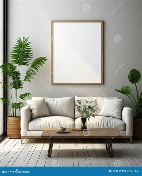 Simple Frame and Blank Canvas. Generative AI Stock Illustration - Illustration of beginning ...