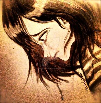 Anime Sad Pencil Drawing by ElizabethBennt on DeviantArt