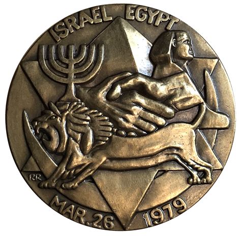 Medal - Israel-Egypt Peace Treaty - United States – Numista