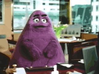 Turns Out Grimace From Macca's Is Meant To Be A Giant Taste Bud